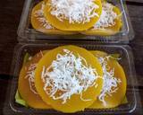 รูปขั้นตอนการทำที่ 9 ของ ขนมฟักทองนึ่ง