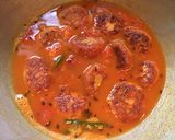 A picture of step 10 of Chena / Paneer Kofta Curry.