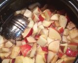 Gyömbéres Fahéjas Gyümölcsös rizstejszínes leves 🍐 körte 🍒 Alma 🍎🍒(rántásmentes habarásmentes) recept fázis 2 fotója