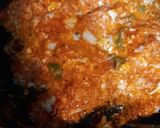 A picture of step 5 of Menemen Turkish Eggs.