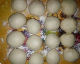 A picture of step 2 of Samosa pockets.