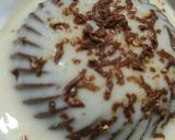 Foto langkah ke 4 dari resep Puding Coklat vla Keju Krim.