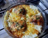 Une image de l'étape 8 de Tajine Jben ou Gratin de Poulet aux Oeufs et Fromages 🍴.