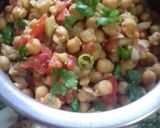 छोले चाट (Chole chaat recipe in Hindi) रेसिपी चरण 3 फोटो
