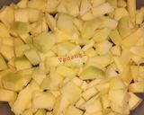 A picture of step 1 of Katki Keri (Instant raw mango pickle).