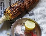 A picture of step 3 of Lemon Roasted corn.