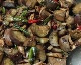 Foto langkah ke 4 dari resep Tumis Terong Teri Cabe Ijo.