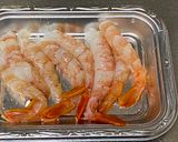 A picture of step 1 of Japanese Steamed Fish and Shrimp with Radish.