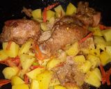 A picture of step 7 of Basmatic & potatoes casserole.