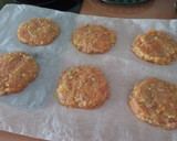 Foto del paso 4 de la receta: Hamburguesa de pollo, boniato, cebolla y calabacín