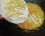 Foto langkah ke 4 dari resep Telor Masak Acar Kuning Kulit Semangka🍉.