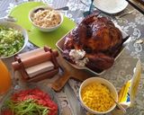 Foto del paso 6 de la receta: Pavo relleno al horno con papas rústicas