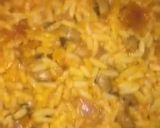 A picture of step 11 of Jollof rice and beans.