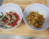 Foto del paso 2 de la receta: Solomillo de ternera con mezcla de verduras y ensalada