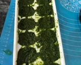 A picture of step 4 of Hari chutney.