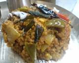Vegetables Matta Rice with Thakkali Pachadi and Sambhar recipe step 2 photo