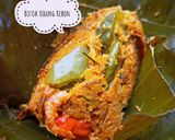 Foto langkah ke 8 dari resep Botok Udang Rebon Bumbu a la Padang.