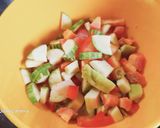 A picture of step 1 of Vegetable salad.