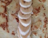 A picture of step 5 of My Banana Cinnamon Pancake Wrap for Breakfast. 💗.