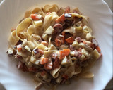Foto del paso 8 de la receta: Nidos de pasta diferentes: con fuet, verduras y soja 