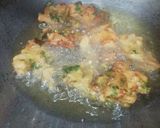 A picture of step 3 of Mint & Coriander Fritters.