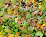 A picture of step 5 of Red Rice Pulao.