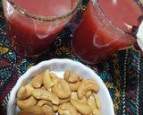 A picture of step 8 of Plum, grape and citrus rind juice.