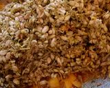 A picture of step 5 of Sahjan ke phul ka saag (drumstick flower curry).