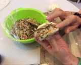 Hình bước làm 4 của món Hamberger khoai môn