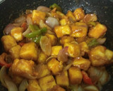 A picture of step 6 of Paneer Chilli.