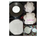 A picture of step 1 of Flower Apam.