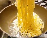 A picture of step 4 of Fried Chicken Noodles (one pan recipe).