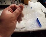 A picture of step 2 of Rice Paper Chips.