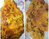 A picture of step 7 of Veg besan chilla /Veg Omelette🍴.
