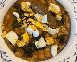 Foto del paso 8 de la receta Guiso de Alubias Blancas en conserva, con Acelgas Rojas y Longanizas