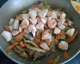 Foto del paso 3 de la receta: Noodles de arroz con pavo