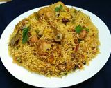 A picture of step 9 of Chicken Biryani😋💛🍲.