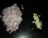 गठिया सेव की सब्जी (gathiya sev ki sabji recipe in hindi) रेसिपी चरण 1 फोटो