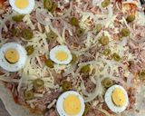 Gyors pizza tortillából (630kalória) recept fázis 3 fotója