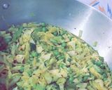A picture of step 3 of Cabbage peas stir fry / Patta Gobhi ki Sabzi.
