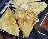 A picture of step 5 of Toaster Hashbrown Sandwiches.