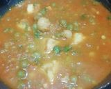 A picture of step 6 of Buttery matar Paneer.