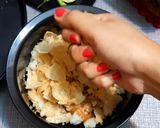 A picture of step 4 of CHURMUR CHAAT~ KOLKATA'S FAMOUS DECONSTRUCTED PANI PURI CHAAT.