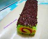 Foto langkah ke 5 dari resep Bolu gulung kukus 2 telur.
