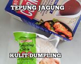 Gambar langkah 2 resipi Bakwan Dumpling Cendawan Goreng.
