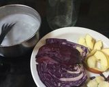 A picture of step 1 of Water kimchi.