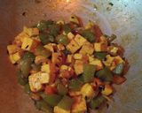 A picture of step 3 of Vegetable Paneer.