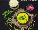 A picture of step 10 of Fresh Tuver Lilva Ni Kadhi (Pigeon Peas Kadhi).