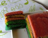 Foto langkah ke 11 dari resep Rainbow Cake tanpa SP.