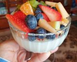 รูปขั้นตอนการทำที่ 6 ของ เต้าฮวยฟรุ๊ตสลัด (milk pudding with fruit salad)